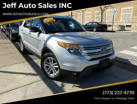 2013 Ford Explorer for sale at Jeff Auto Sales INC in Chicago IL