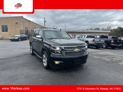 2016 Chevrolet Tahoe for sale at J T Auto Group - 10orless.com in Raleigh NC
