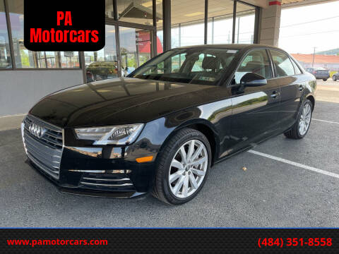 2017 Audi A4 for sale at PA Motorcars in Reading PA