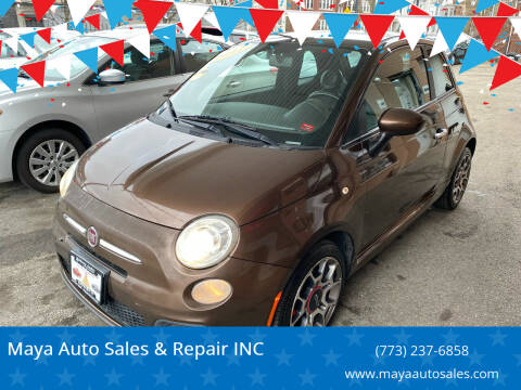2012 FIAT 500 for sale at Maya Auto Sales & Repair INC in Chicago IL