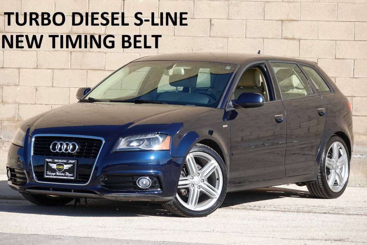 Blue 2012 Audi A3 2.0 TDI Premium Plus 2.0 TDI Premium Plus 4dr Wagon 1