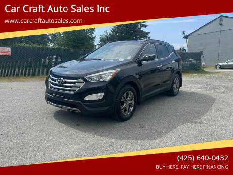 2014 Hyundai Santa Fe Sport for sale at Car Craft Auto Sales Inc in Lynnwood WA