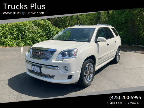 2012 GMC Acadia for sale at Trucks Plus in Seattle WA