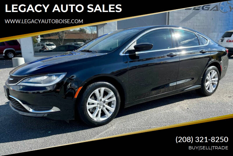 2016 Chrysler 200 for sale at LEGACY AUTO SALES in Boise ID
