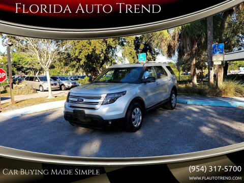 2013 Ford Explorer for sale at Florida Auto Trend in Plantation FL