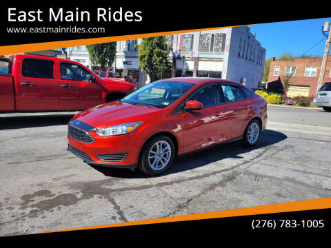 2018 Ford Focus for sale at East Main Rides in Marion VA