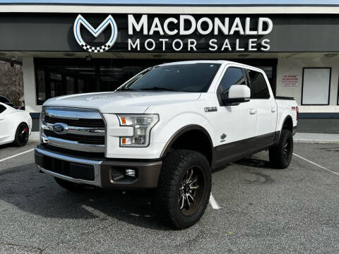 2015 Ford F-150 for sale at MacDonald Motor Sales in High Point NC