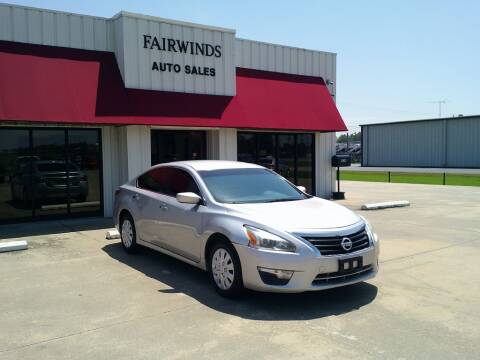 2015 Nissan Altima for sale at Fairwinds Auto Sales in Dewitt AR