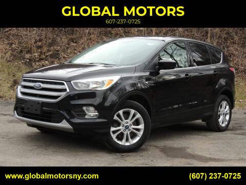 2017 Ford Escape for sale at GLOBAL MOTORS in Binghamton NY