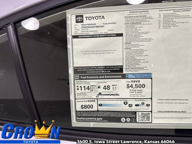 2026 Toyota Prius Plug-in Hybrid XSE Premium