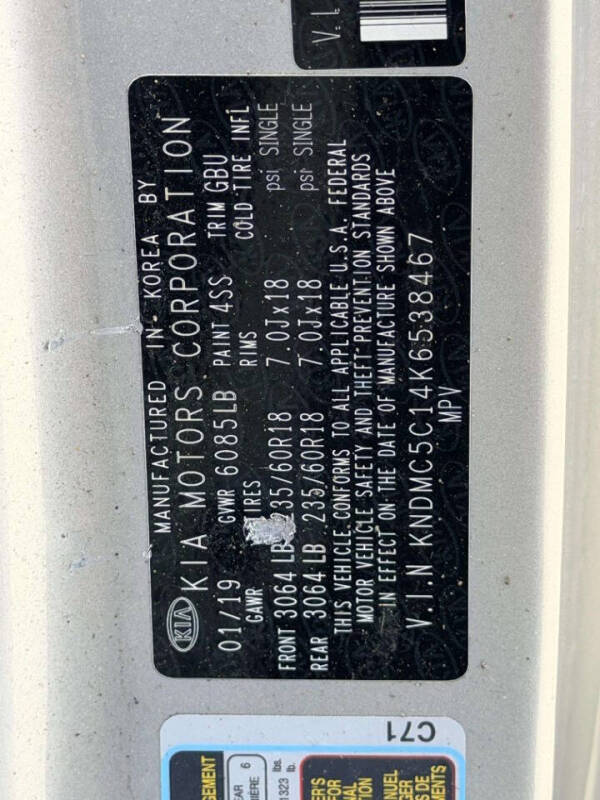 2019 Kia Sedona EX