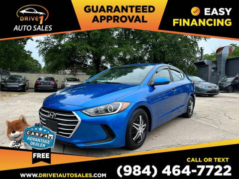 2017 Hyundai Elantra for sale at Drive 1 Auto Sales in Wake Forest NC