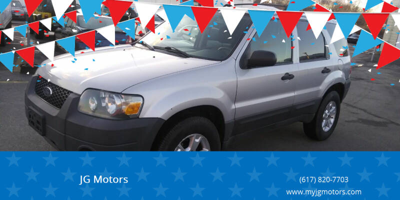 2007 Ford Escape for sale at JG Motors in Worcester MA