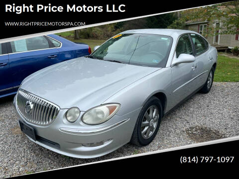 2009 Buick LaCrosse for sale at Right Price Motors LLC in Cranberry Twp PA