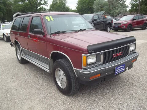 1991 GMC S-15 Jimmy for sale at BRETT SPAULDING SALES in Onawa IA