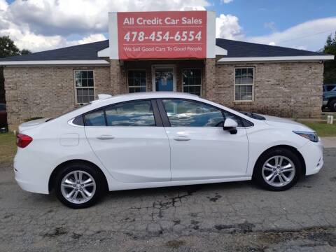 2017 Chevrolet Cruze for sale at All Credit Car Sales in Milledgeville GA