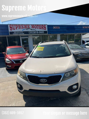 2011 Kia Sorento for sale at Supreme Motors in Leesburg FL