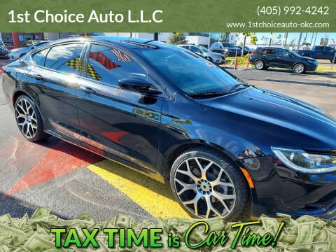 2015 Chrysler 200 for sale at 1st Choice Auto L.L.C in Oklahoma City OK