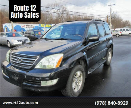 2007 Lexus GX 470 for sale at Route 12 Auto Sales in Leominster MA