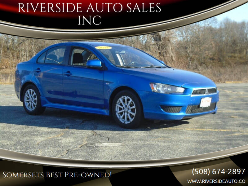 2011 Mitsubishi Lancer for sale at RIVERSIDE AUTO SALES INC in Somerset MA