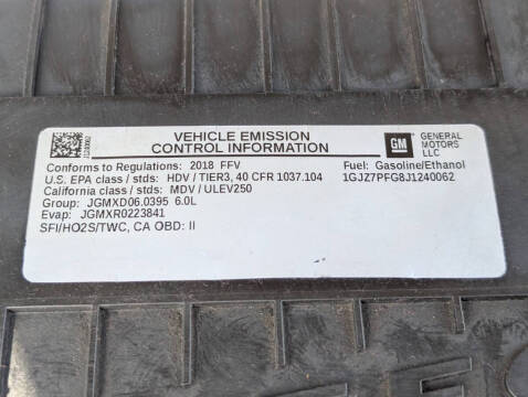 2018 GMC Savana LT 3500