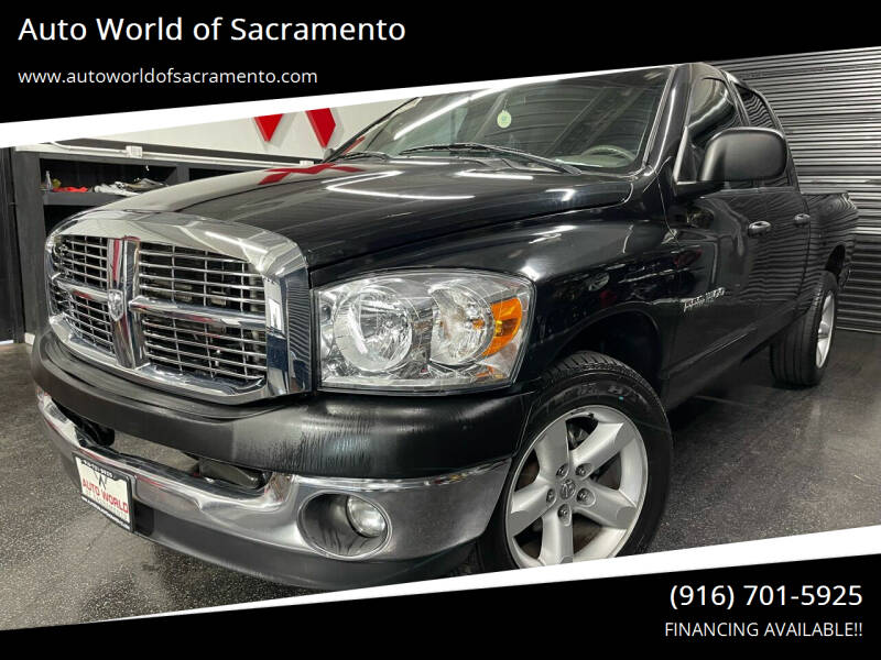 2007 Dodge Ram Pickup 1500 for sale at Auto World of Sacramento - Elder Creek location in Sacramento CA