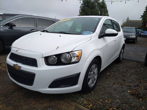 2015 Chevrolet Sonic for sale at M AND S CAR SALES LLC in Independence OR