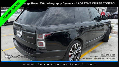 2020 Land Rover Range Rover SVAutobiography Dynamic