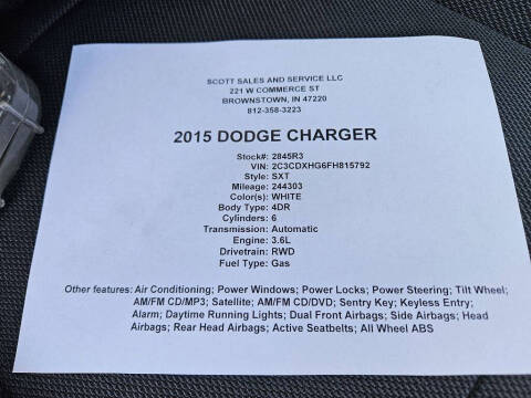 2015 Dodge Charger SXT