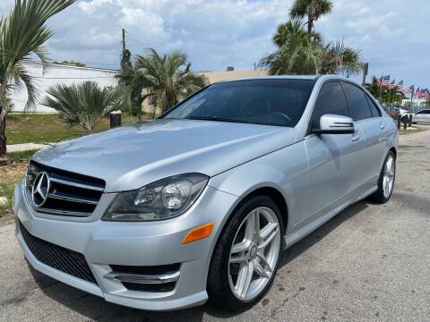 2014 Mercedes-Benz C-Class for sale at GCR MOTORSPORTS in Hollywood FL