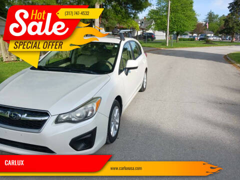 2012 Subaru Impreza for sale at CARLUX in Fortville IN