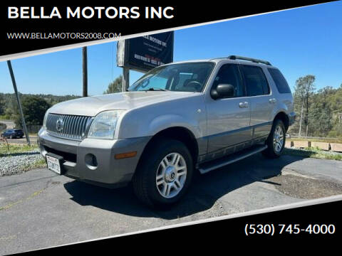 2005 Mercury Mountaineer for sale at BELLA MOTORS INC in Auburn CA