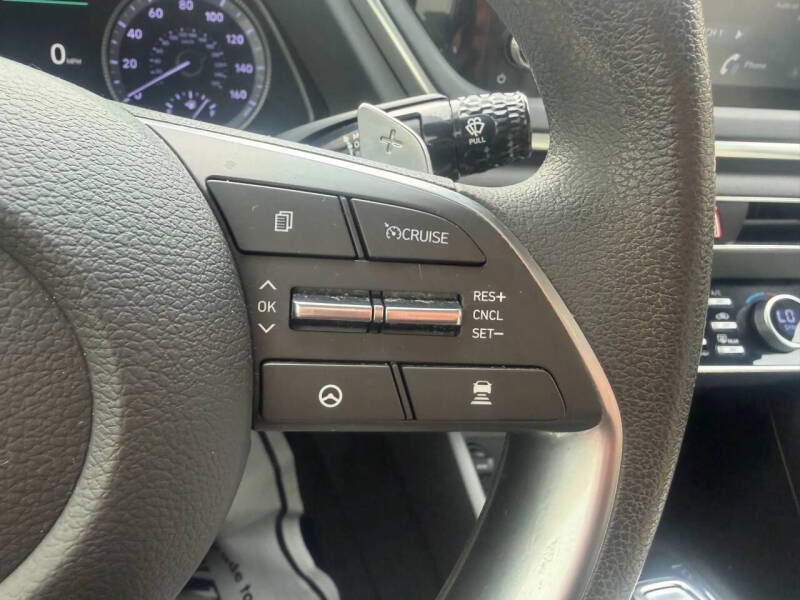 2022 Hyundai Sonata Hybrid Blue