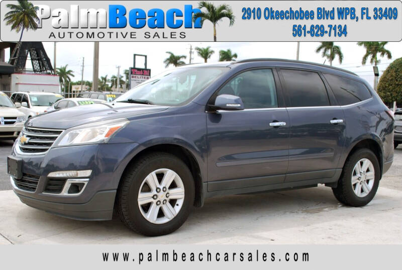 2014 Chevrolet Traverse for sale at Palm Beach Automotive Sales in West Palm Beach FL