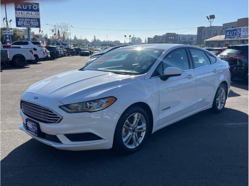 2018 Ford Fusion Hybrid for sale at AutoDeals in Hayward CA