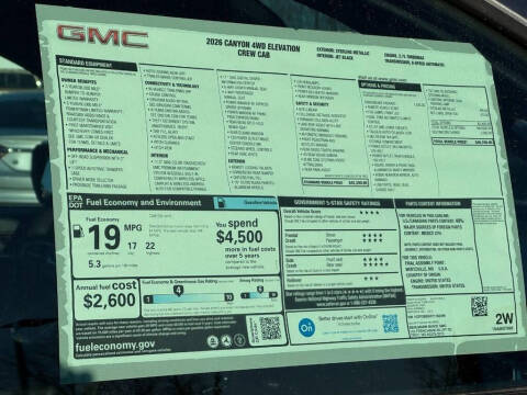 2026 GMC Canyon Elevation