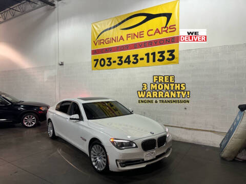 2013 BMW 7 Series for sale at Virginia Fine Cars in Chantilly VA