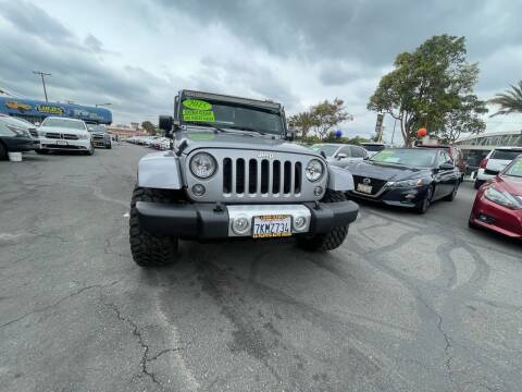 2015 Jeep Wrangler Unlimited for sale at Lucas Auto Center 2 in South Gate CA
