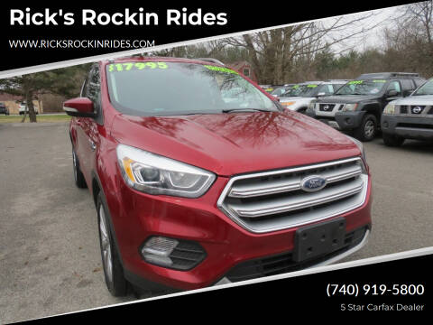 2017 Ford Escape for sale at Rick's Rockin Rides in Reynoldsburg OH