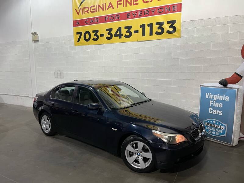 2007 BMW 5 Series for sale at Virginia Fine Cars in Chantilly VA