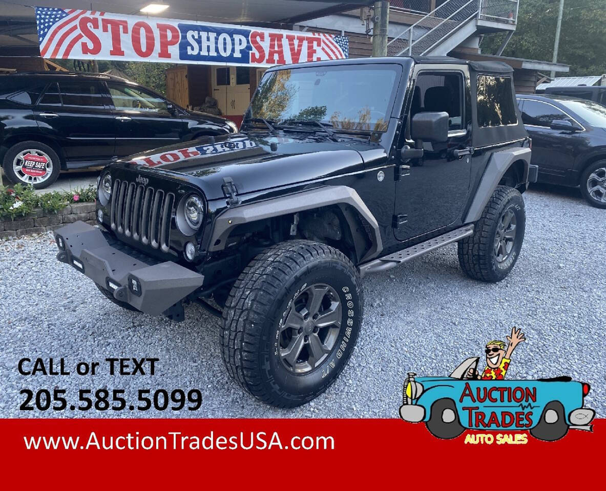 2018 Jeep Wrangler JK for sale at Auction Trades Auto Sales in Chelsea, AL