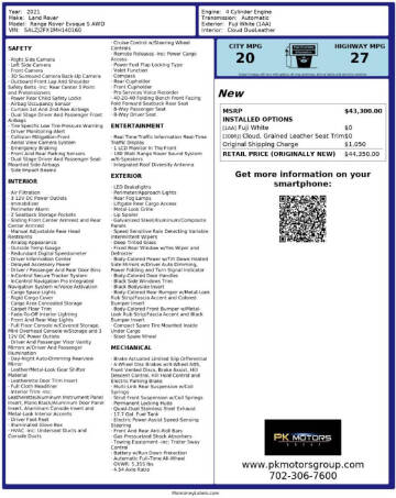 2021 Land Rover Range Rover Evoque S