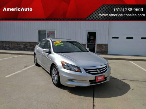 2012 Honda Accord for sale at AmericAuto in Des Moines IA