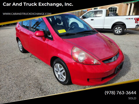 2008 Honda Fit for sale at Car and Truck Exchange, Inc. in Rowley MA