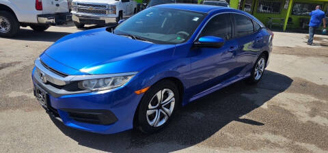 2018 Honda Civic for sale at RODRIGUEZ MOTORS CO. in Houston TX