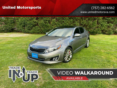 2015 Kia Optima for sale at United Motorsports in Virginia Beach VA