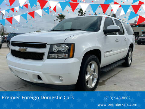 2008 Chevrolet Suburban for sale at Premier Foreign Domestic Cars in Houston TX