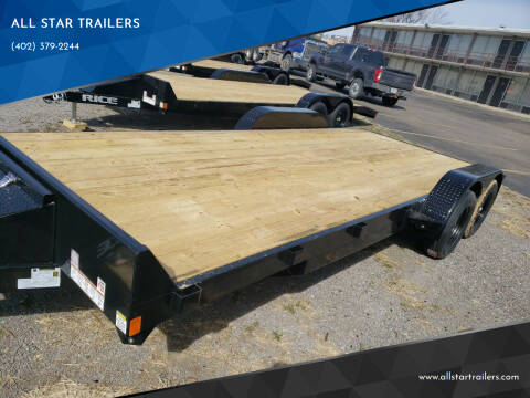 2022 Rice Trailers 20 FOOT CAR HAULER FLATBED