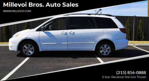 2004 Toyota Sienna for sale at Millevoi Bros. Auto Sales in Philadelphia PA
