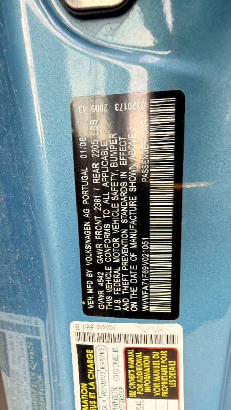 2009 Volkswagen Eos Lux